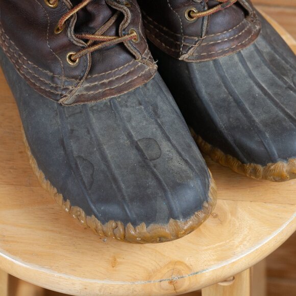 Vintage LL Bean Maine Hunting Shoe Boots 11" - M 6 / W 8 - Picture 4 of 11